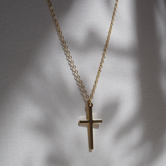 14K Cross Necklace INAGIO