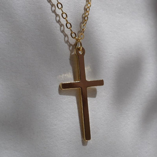 14K Cross Necklace INAGIO