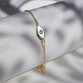 Load image into Gallery viewer, 14K Diamond Eye Bracelet INAGIO
