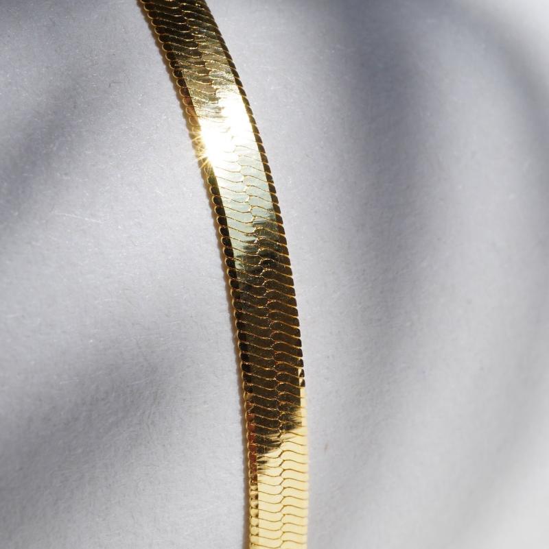 14K Gold Snake Bracelet INAGIO