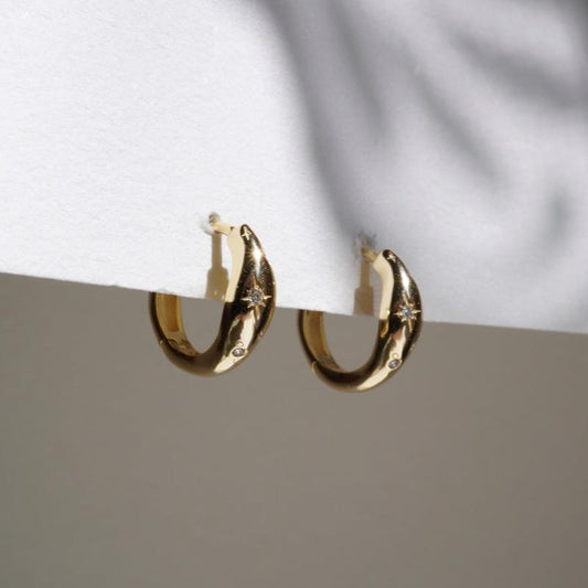 14K Serene Hoops Set INAGIO