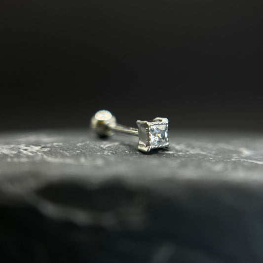 Mini diamond silver piercing Inagio